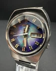 Seiko Advan 7019-7320 Aurora Prism Blue Dial Automatic JDM Vintage 37mm Watch