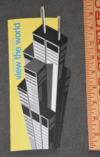 Vintage Chicago Sears Tower Skydeck Sky Deck Brochure - View the World
