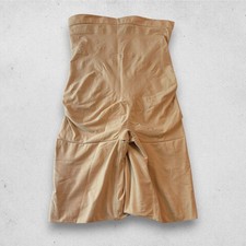 SPANX Power Series High Waisted Mid Thigh Shaping Shorts Nude Size 1X Shapewear