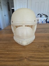 Vintage Space Trooper Helmet Toy Box Inc USA Sci-Fi Stormtrooper Style 1970s Wht