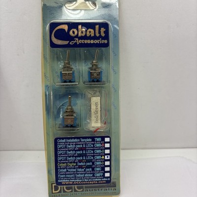 DCC Concepts Cobalt Accessories CMS-A DDPT Switch Pack & LEDs