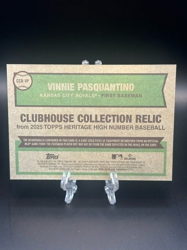 Topps Heritage Clubhouse Collection Memorabilia/Relic Cards - You Pick Upd 2/7 - Afbeelding 105 van 111