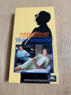 Rear Window VHS 1995 Paramount Universal Grace Kelly James Stewart A. Hitchcock