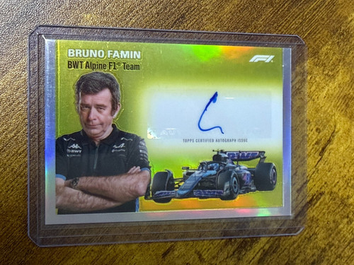 Bruno Famin #1954-FAM 2024 Topps Chrome Formula 1 1954 Signatures card