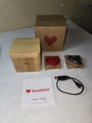 Lovebox Color & Photo Electronic Device Love Note Messenger With Extras WORKS