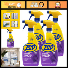Powerful Shower Tub  Tile Cleaner 32 oz - Case of 4, Removes Hard Water Stains