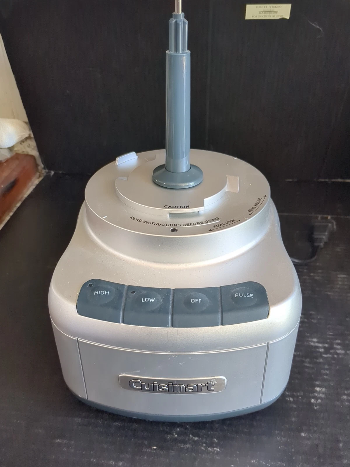 Cuisinart Elemental 8 Cup Food Processor FP 8 Replacement Motor Base Only