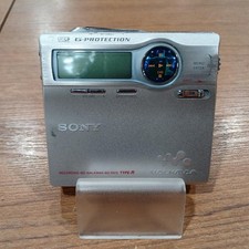 Sony MD Walkman MZ-R910 Portable Minidisc Player Only Sirver used Good 2002