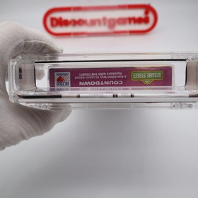 NES Nintendo SESAME STREET COUNTDOWN - WATA GRADED 8.5 A! NEW & Factory Sealed!