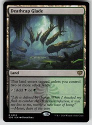 Deathcap Glade - Secrets of Strixhaven - Rare Land MTG