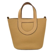 HERMES Handbag Taurillon Clemence Vaux Swift In the Loop18 used