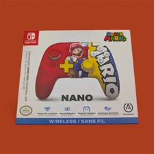 Nintendo Switch PowerA Nano Super Mario Victory Enhanced Wireless Controller New