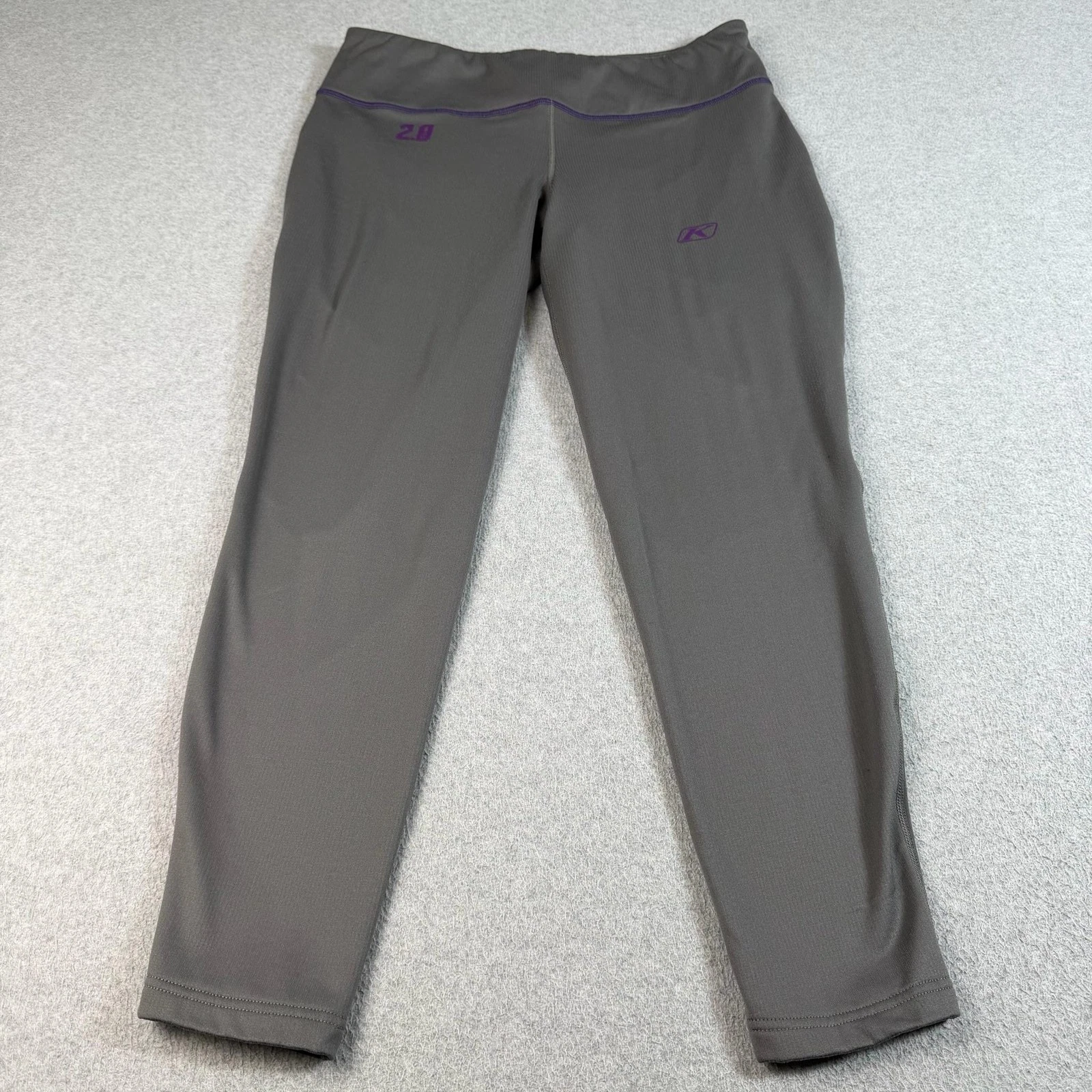 Klim Solstice Pant 2.0 Compression Legging Women XL Gray Base Layer Thermal Bike