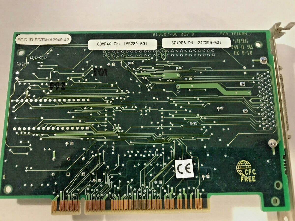 RARE VINTAGE ADAPTEC AHA-2940 2940U SCSI 50 PIN PCI RARE VINTAGE ADAPTEC AHA-2940 2940U SCSI 50 PIN PCI