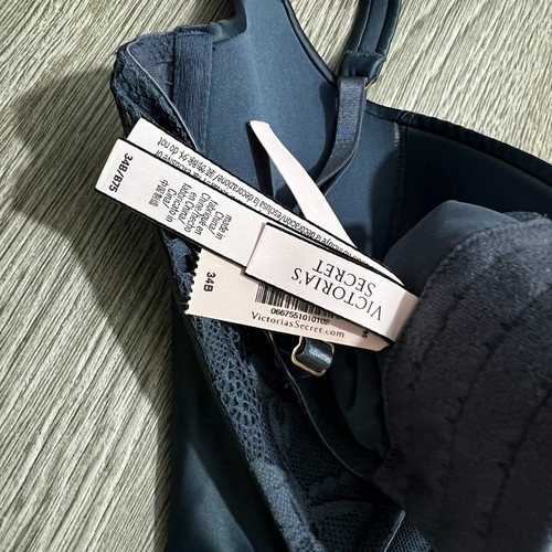 NEU Victoria's Secret Balconette-BH Dusty Blue Korsett Satin Spitze Longline 34B - Bild 5 von 6