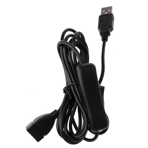Data Sync USB 2.0 Extender Cord USB Extension Cable With ON OFF for PC US - 第 9/11 張圖片