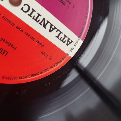 LED ZEPPELIN★II UK Atlantic Red/Maroon オ Led Zeppelin II UK 1st Press Atlantic Red/Maroon 588198 A/6