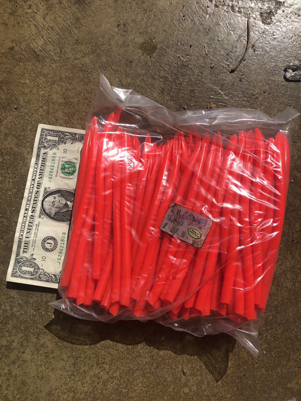 Bulk Pack Surge Tube Lt Red 9/0 Cut Trolling Saltwater Lures Striper Eel Rig #11 - Image 2