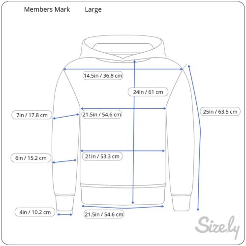 Camisa con capucha marrón para mujer Members Mark grande nueva con etiquetas - Imagen 2 de 4