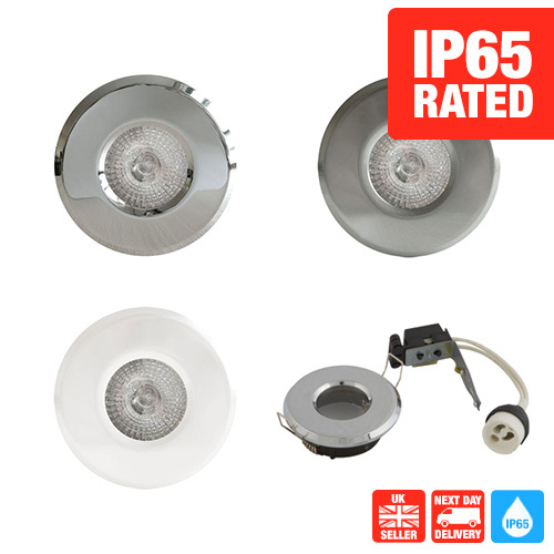 SOFFIT LIGHTS IP65 DOWNLIGHTS BATHROOM LIGHTS GU10 LED OR HALOGEN