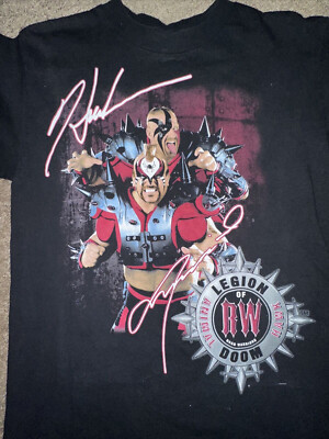 #ad Vtg Legion of Doom Road Warriors Animal Hawk 1997 Men#x27;s T Shirt $22.99