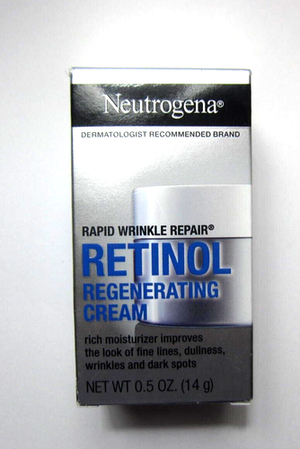 Neutrogena Rapid Wrinkle Repair Retinol Regenerating Cream Moisturizer 0.5 oz