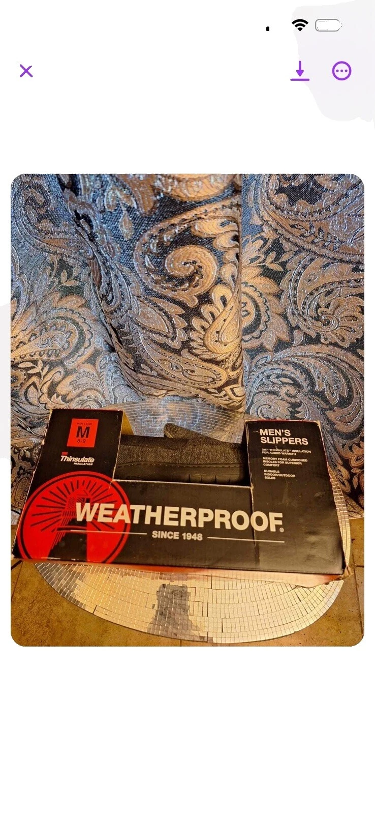 Men's Slippers 32 Degrees 9 US Shoe