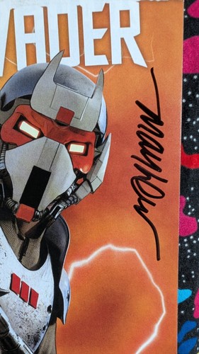 Star Wars War of Bounty Hunters: Darth Vader #15 signed Mike Mayhew Sig w/COA - Picture 3 of 9