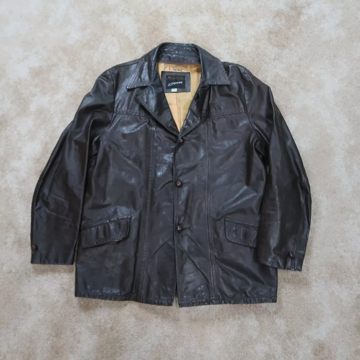 Jcpenney faux store leather jacket