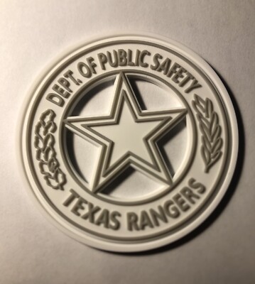 Texas Rangers Pvc Texas Rangers PVC Rubber Police Patch ~ RARE | eBay