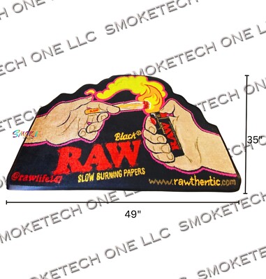 RAW Black LIT MAT Semi Circle (35''X49'')