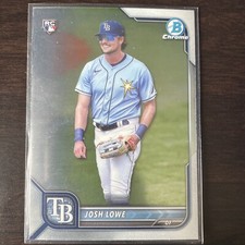 2022 Bowman Chrome Josh Lowe #87 RC Rookie Card Tampa Bay Rays