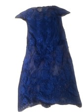 MISSGUIDED WOMEN’S NAVY LACED DRESS SIZE 10