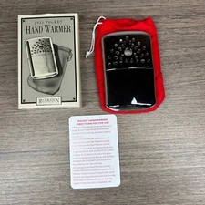 Replica (Working) 1955 Pocket Hand Warmer with Red Pouch and Instructions
