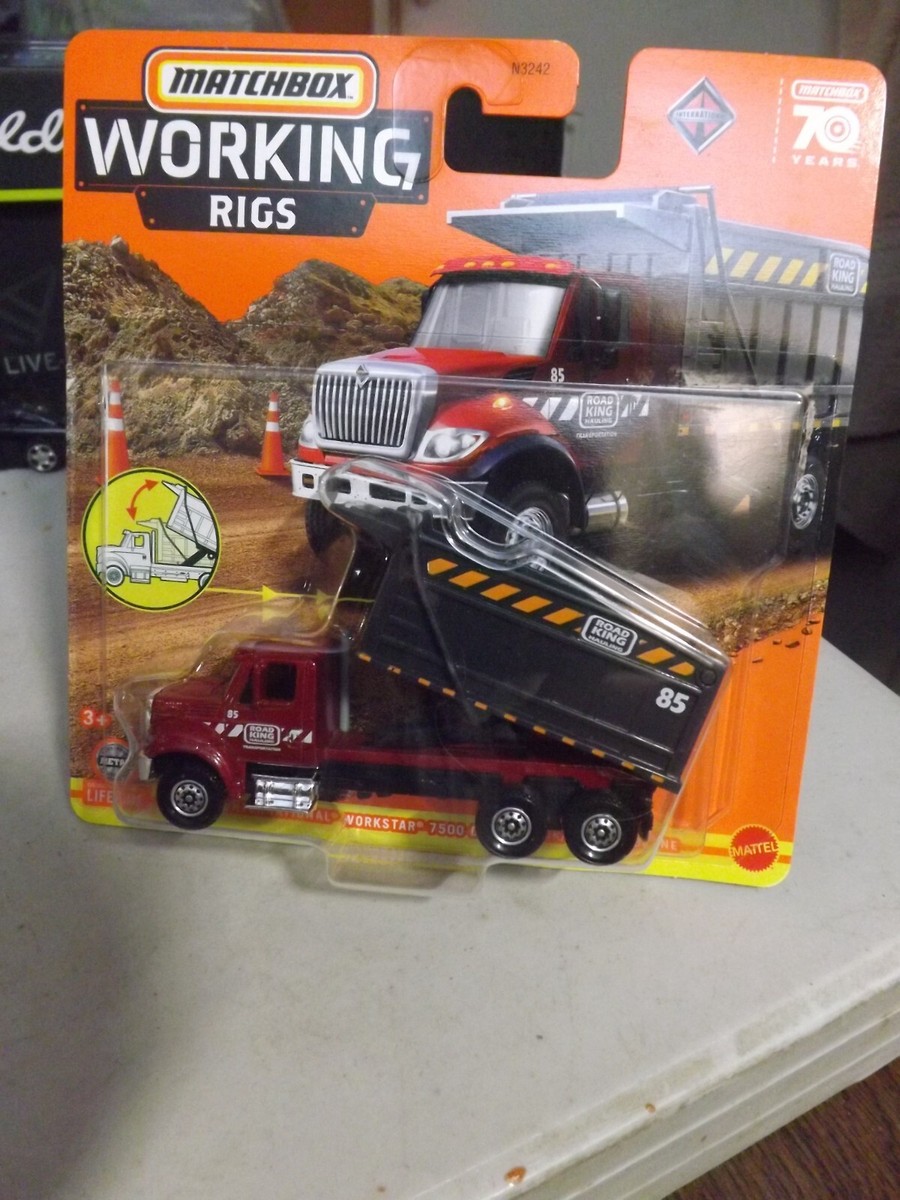 2023 Matchbox Working Rigs Brown International Workstar 7500 Dump