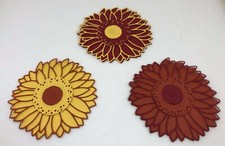 Genuine Stampin Up Tool Paper Cardstock 16 pc Sunflower Punch Shape Die Cut Tag