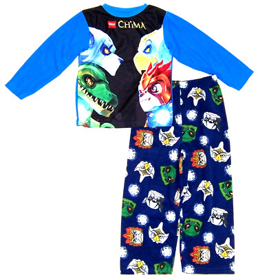 Lego Chima Little Boys 2 Pc Fleece Pajama Set NWT Size 4