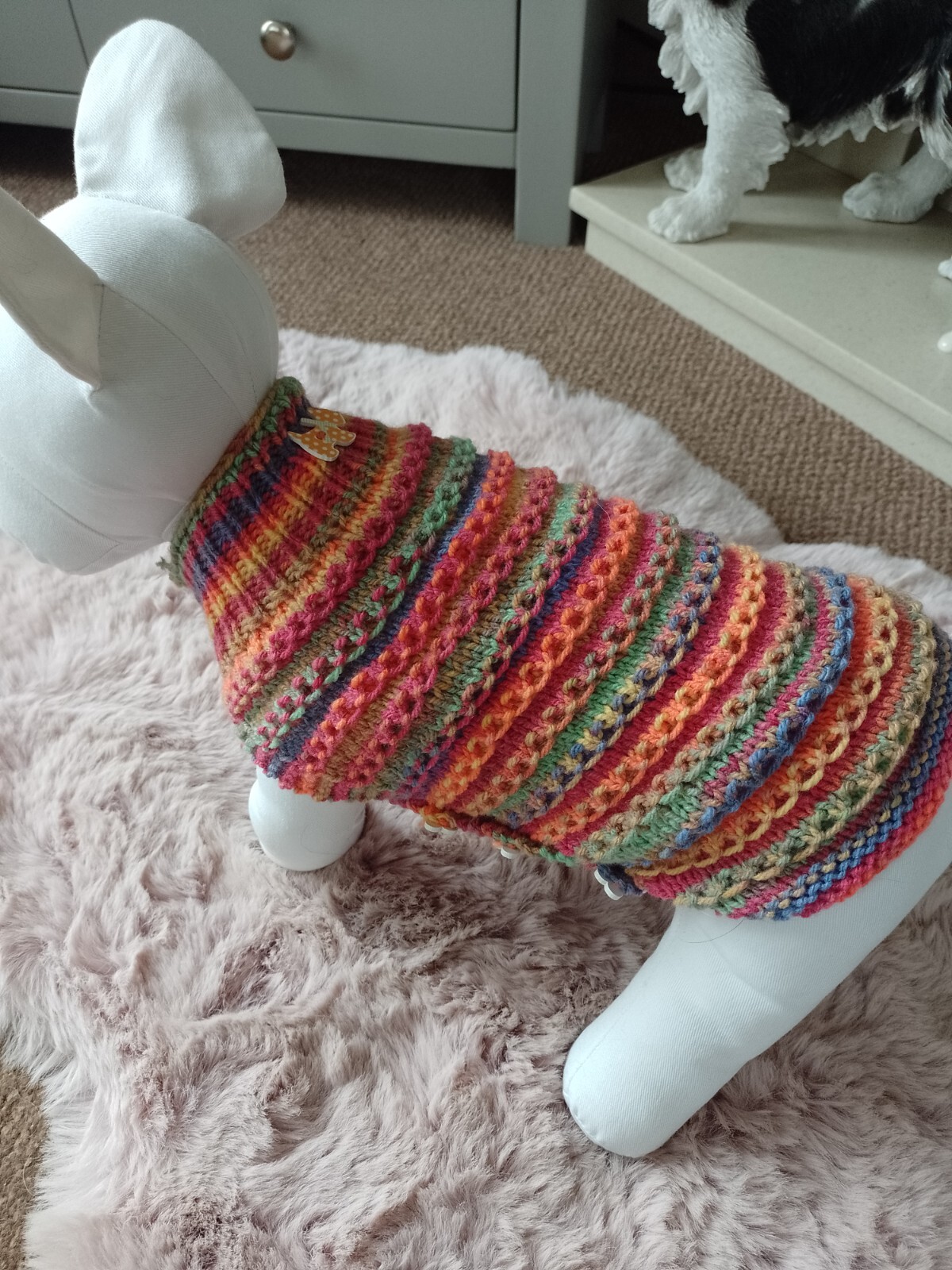 Handmade Knitted Dog Jumper eBay