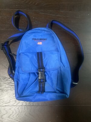 Polo Sport Mini Backpack Vintage 90's Blue | eBay Polo Sport Mini Backpack Vintage 90's Blue | eBay