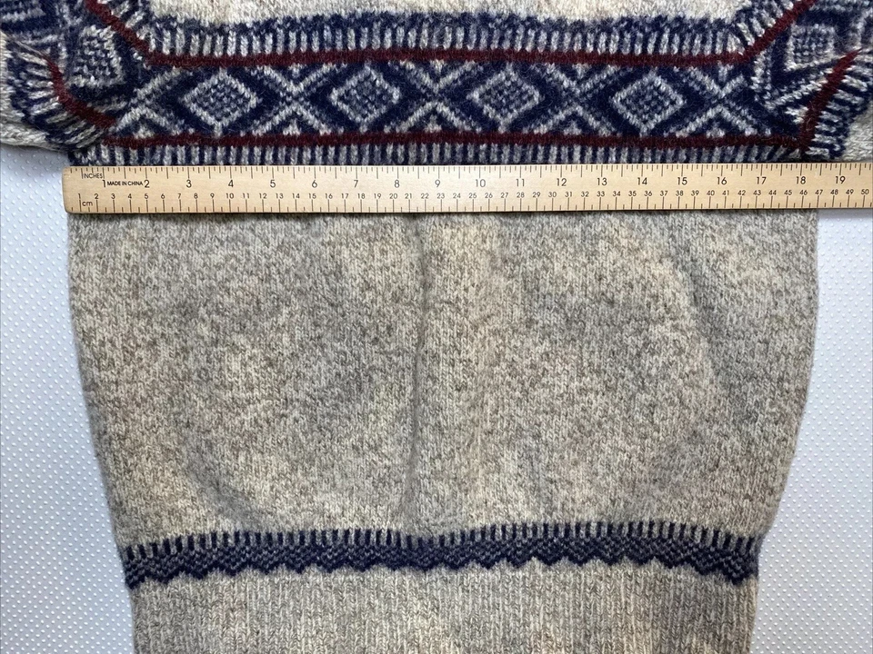 LOBO by Pendleton 100% Virgin Wool Sweater Size XL Vintage - Image 3 of 4