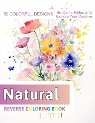 Zboncak - Natural Reverse Coloring Book  Stress Relief And Relaxation  - X555z