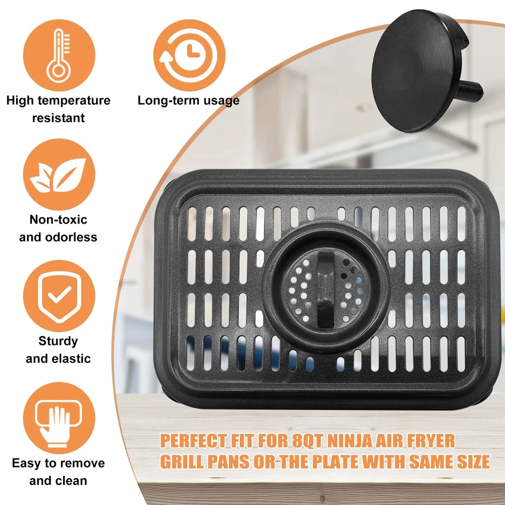 Air Fryer Replacement Parts for Ninja Foodi Airy Fryer, 8 PCS Food Grade Air ...