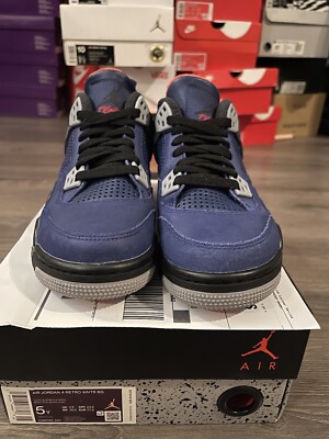 Size 5 - Jordan 4 Winter Loyal Blue 2019 for sale online | eBay