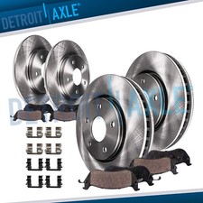 Front Rear Disc Brake Rotors Ceramic Brake Pads Kit for Hyundai Sonata Kia K5