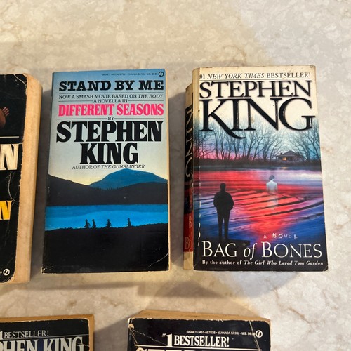 Stephen King Lot of 7 VNTG Paperback Books 1 Hardcover Various Titles READ USED - Foto 4 di 16