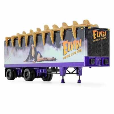 Camion Mack Super-Liner In Scala 1:64 - Elvira Mistress Of The Dark - Modello Diecast DCP Nuovo Con Scatola