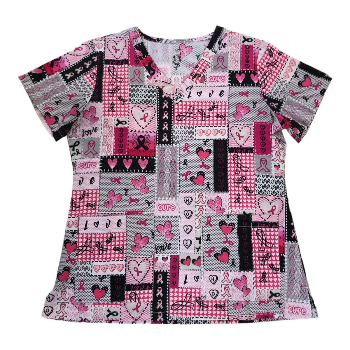 Med Couture Breast Cancer Awareness Women's Sz Medium (M) Scrub