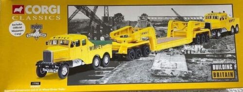 Corgi -Building Britain - Wimpey  Scammell Contructor (x2) & 24 Wheel Trailer - Picture 1 of 1