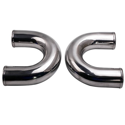 Universal Aluminum Alloy Intercooler 600x300x76mm+ Piping Kit Hoses Hose Kits - Picture 3 of 10