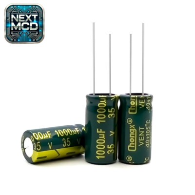 1000uF 35V  10 Stück  Elektrolytkondensator Radial Low ESR -40+105°C 10X20